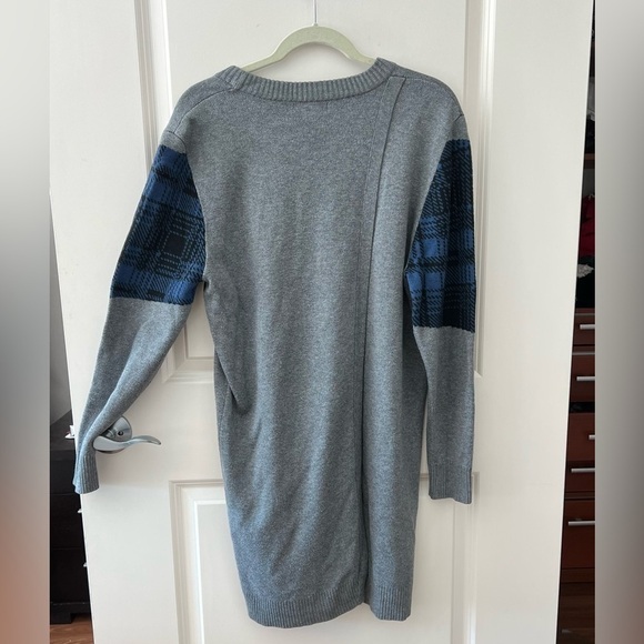 Thakoon Addition Plaid Combo Sweater Dress - Picture 7 of 16